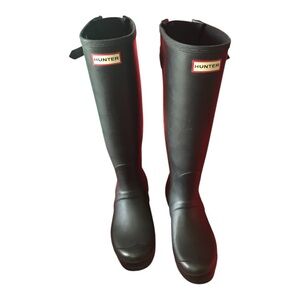 Hunter Original Black Adjustable Boots